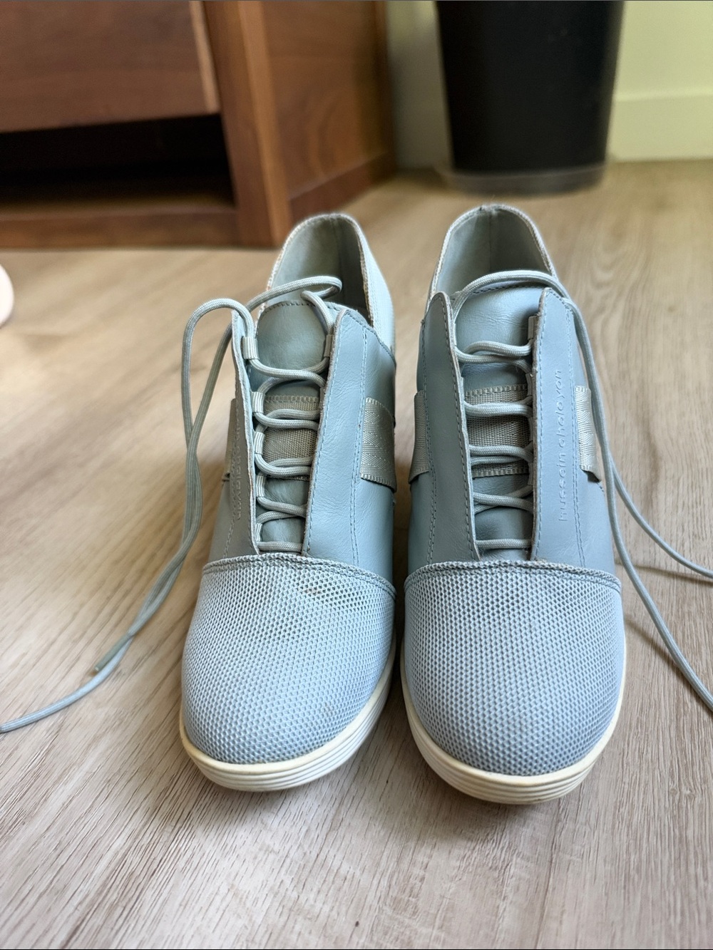 Puma Light Blue Women's Lace-Up pump Sneakers